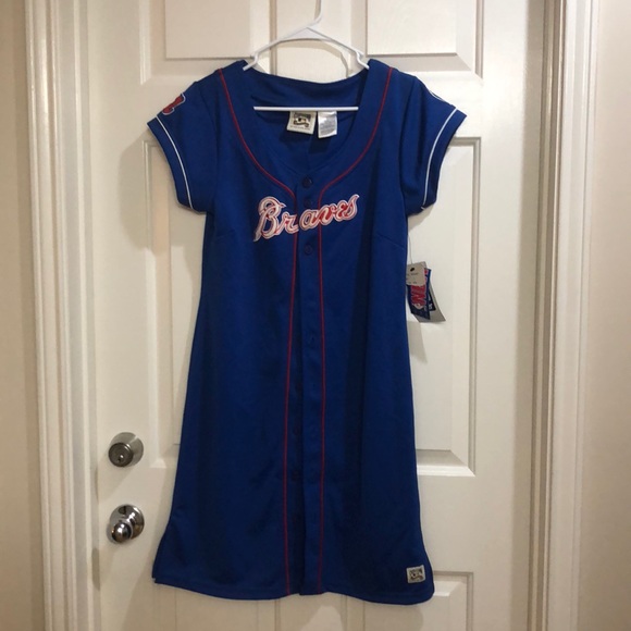 atlanta braves jersey dress
